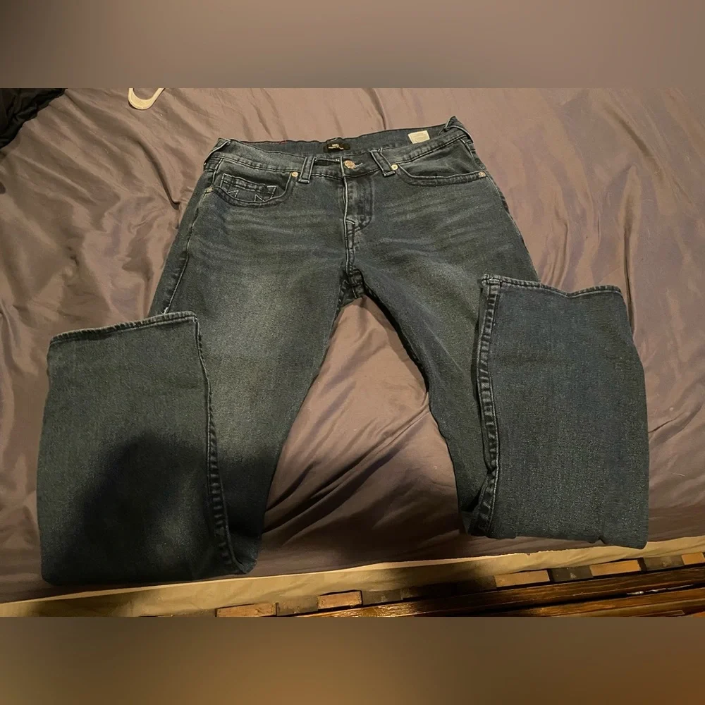 True Religion Ricky Relaxed Straight Jeans Size 34x34